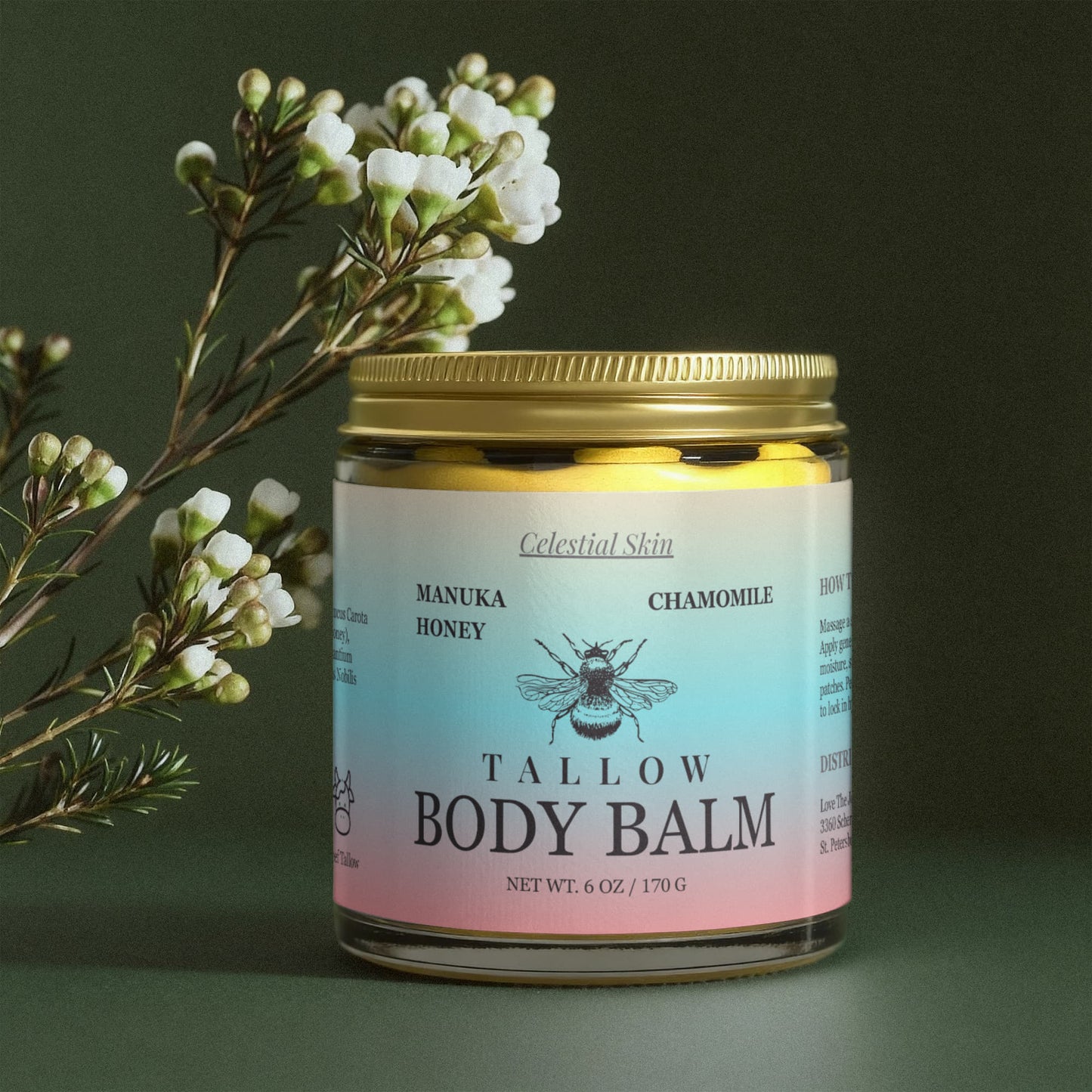 Manuka Honey Chamomile Tallow Body Balm